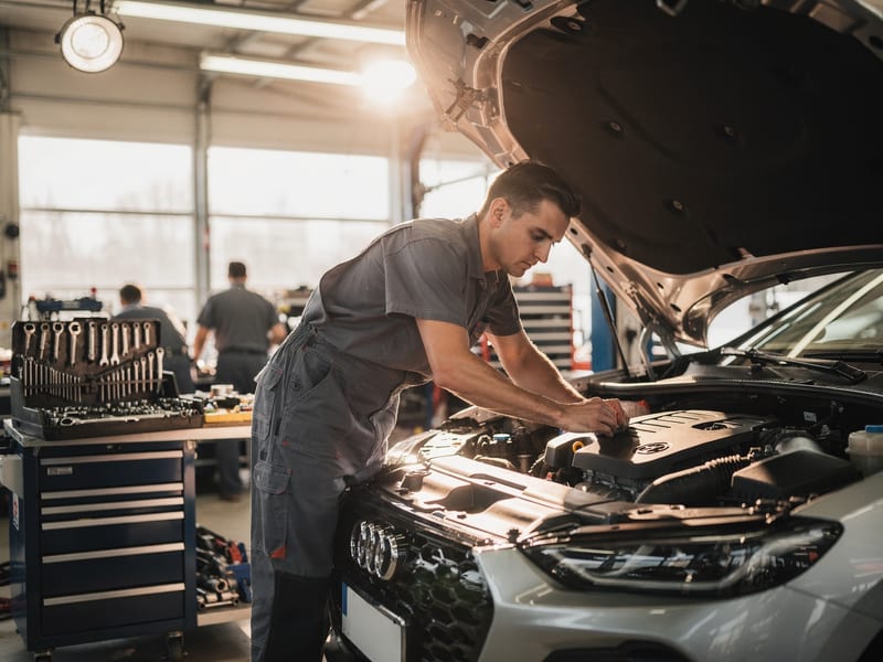 Inside the Littleton Blvd Auto Care shop